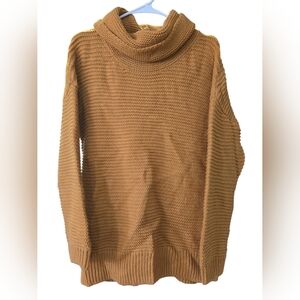Womens Medium Knit Turtleneck Sweater